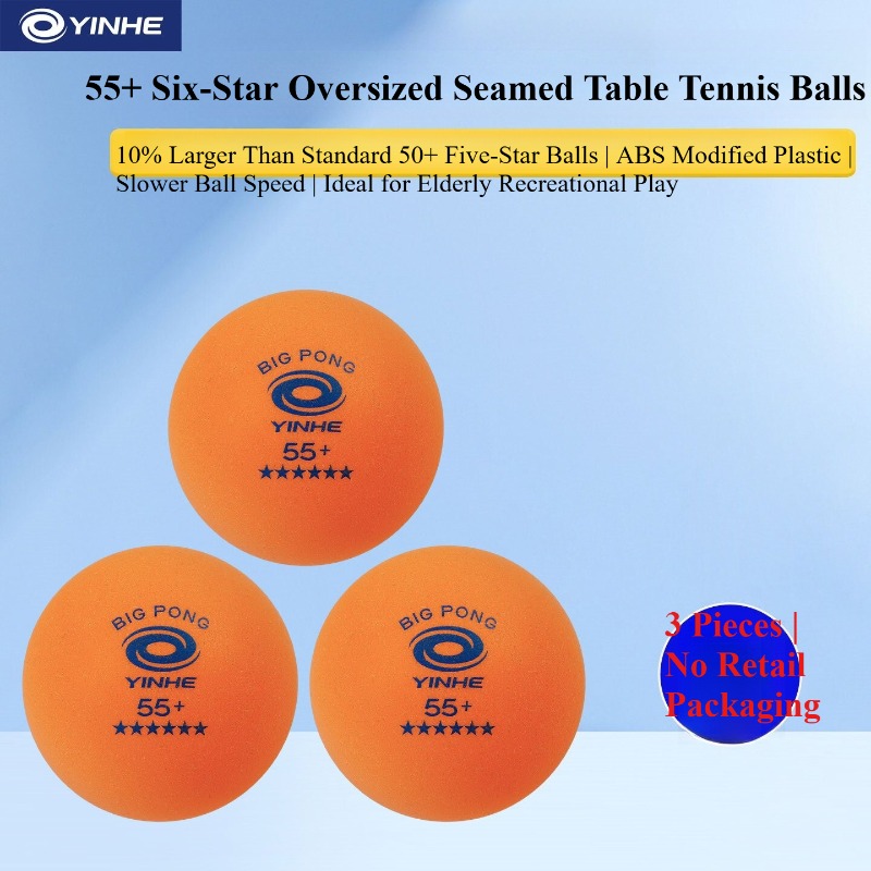 YINHE 5/6 Stars 50+/55+ Mm Tab - Table Tennis Olympics ulasan dan harga